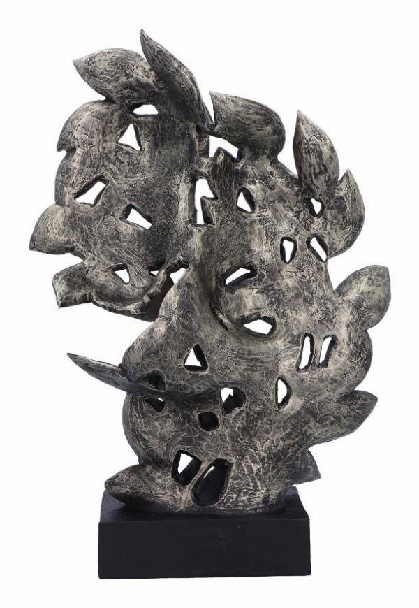 Photo #4 of product D6683A24 - Natural Emotion - Kiss Silver Statue 37cm