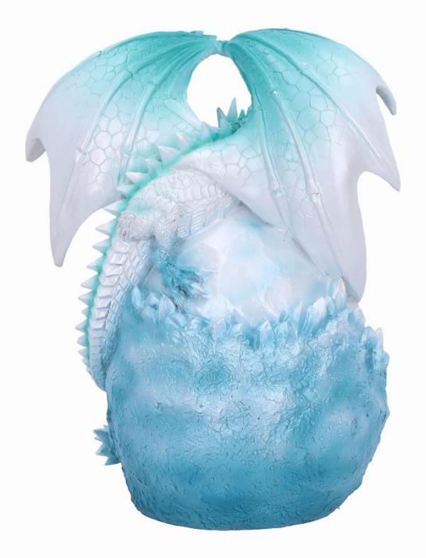 Photo #3 of product U6869C24 - Northern Lights Light Up Dragon Geode Ornament