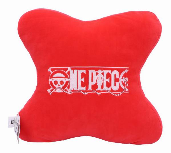 Photo #3 of product C6923C24 - One Piece Skull and Cross Bone Cushion in Red