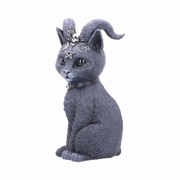 Photo #2 of product B5236S0 - Large Pawzuph Horned Occult Cat Figurine