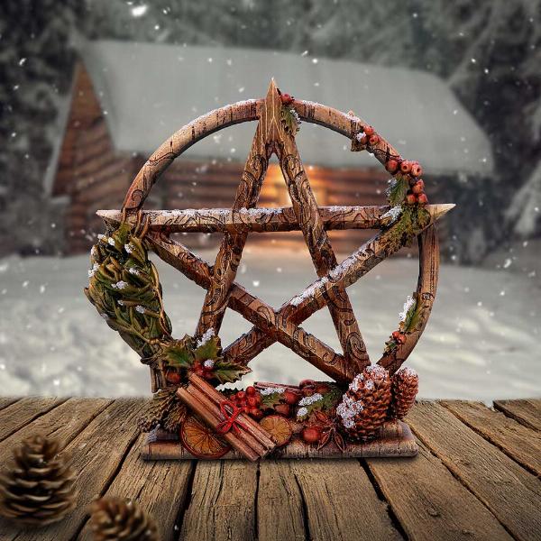 Photo #5 of product B6632B24 - Winter Decorative Pentagram Ornament