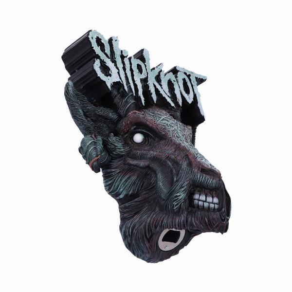 Photo #4 of product B5576T1 - Officially Licensed Slipknot Infected Goat Logo Wall Mounted Bottle Opener