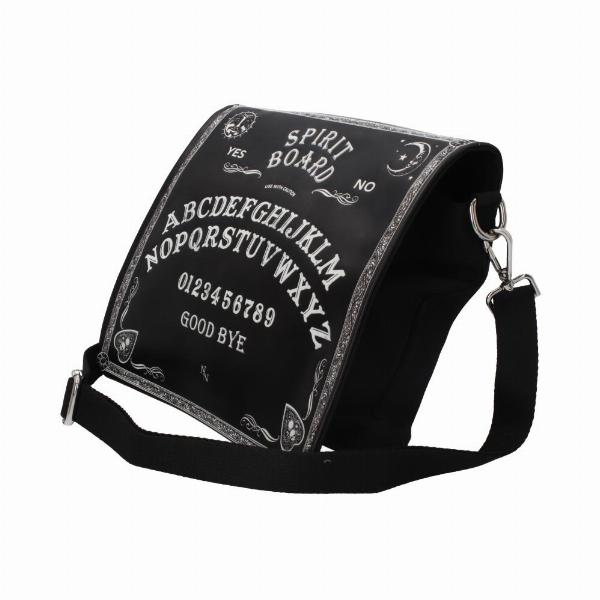 Photo #2 of product B4369M8 - Nemesis Now Spirit Board Embossed Shoulder Tablet Bag Black 25cm