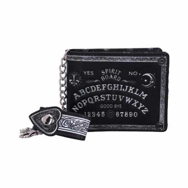 Photo #2 of product B5376S0 - Nemesis Now Spirit Board Embossed Purse Ouija Wallet Black 18.5cm