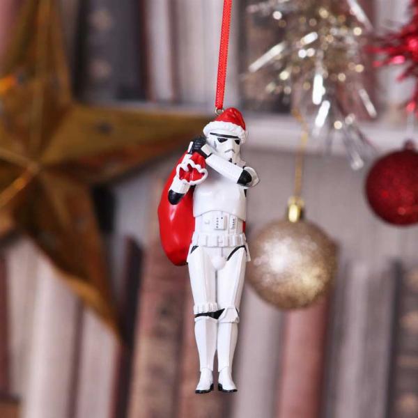 Photo #5 of product B5778U1 - Officially Licensed Stormtrooper Santa Sack Hanging Ornament 13cm