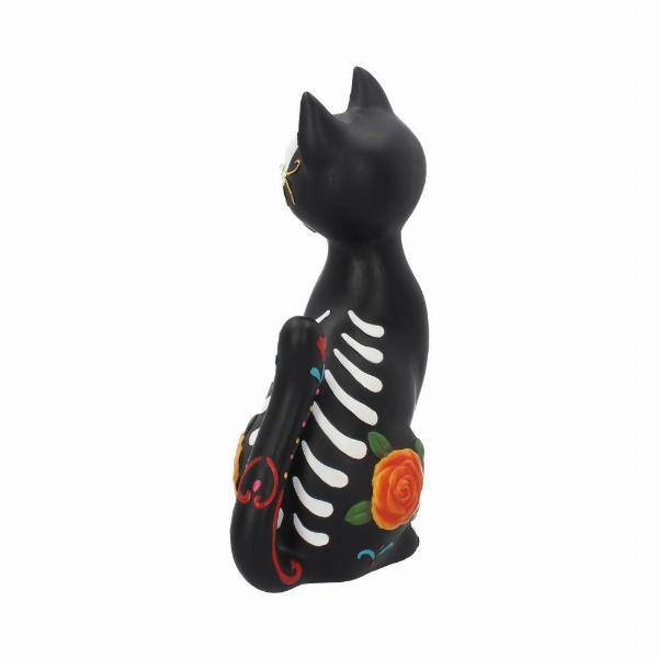 Photo #3 of product D1276D5 - Sugar Kitty Figurine Day of the Dead Cat Ornament