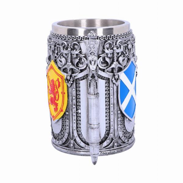 Photo #2 of product B4698P9 - Tankard of the Brave Scottish Shield Mug