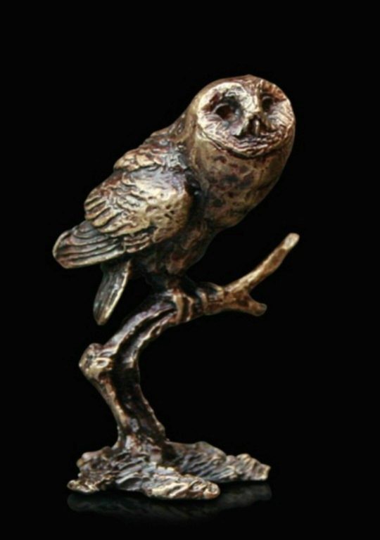 Photo of Tawny Owl Bronze Miniature (Butler and Peach)