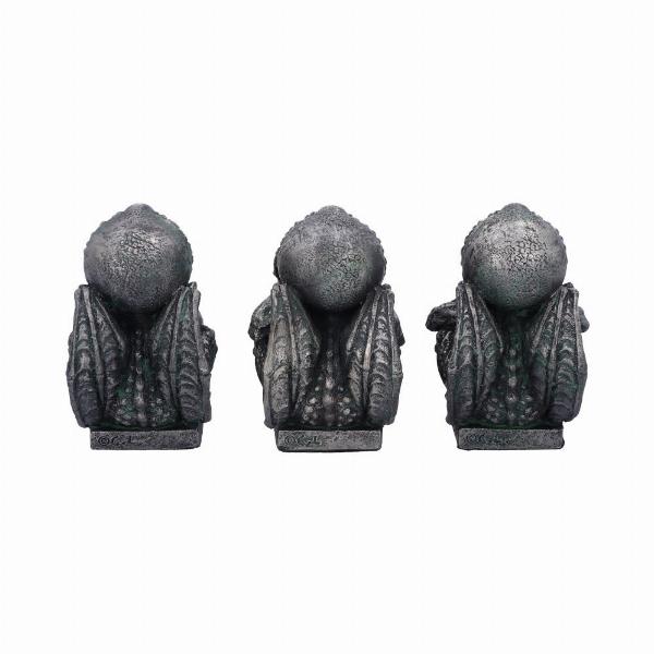 Photo #4 of product D5492T1 - Three Wise Cthulhu Figurines 7.6cm