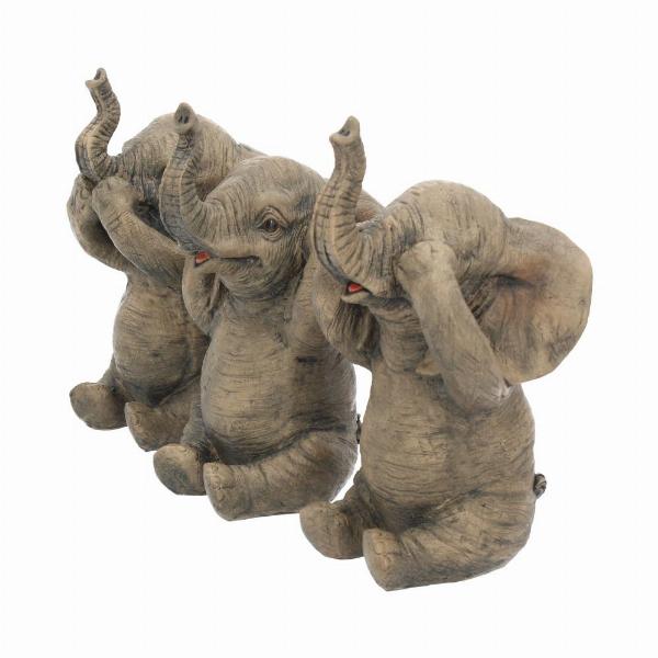 Photo #2 of product H3525J7 - Three Wise Elephants Figurines Animal Ornaments