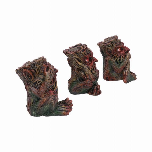Photo #4 of product U5762U1 - Three Wise Tree Spirits Figurines 9.2cm