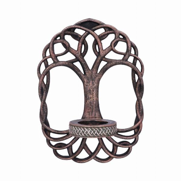 Photo #1 of product D2415G6 - Celtic Tree Of Life Wall Hanging Candle Holder