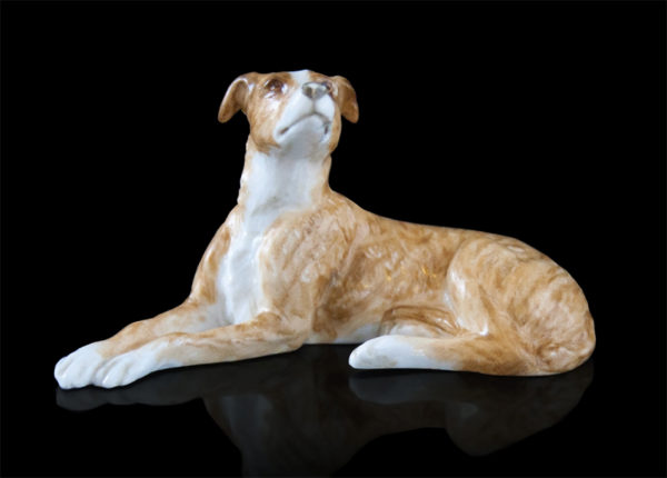 Photo of Whippet Hand Painted Fine Bone China Miniature Figurine