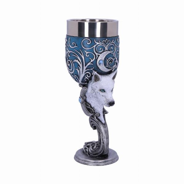 Photo #2 of product B5192R0 - Wild at Heart Twin Wolf Heart Set of Two Goblets