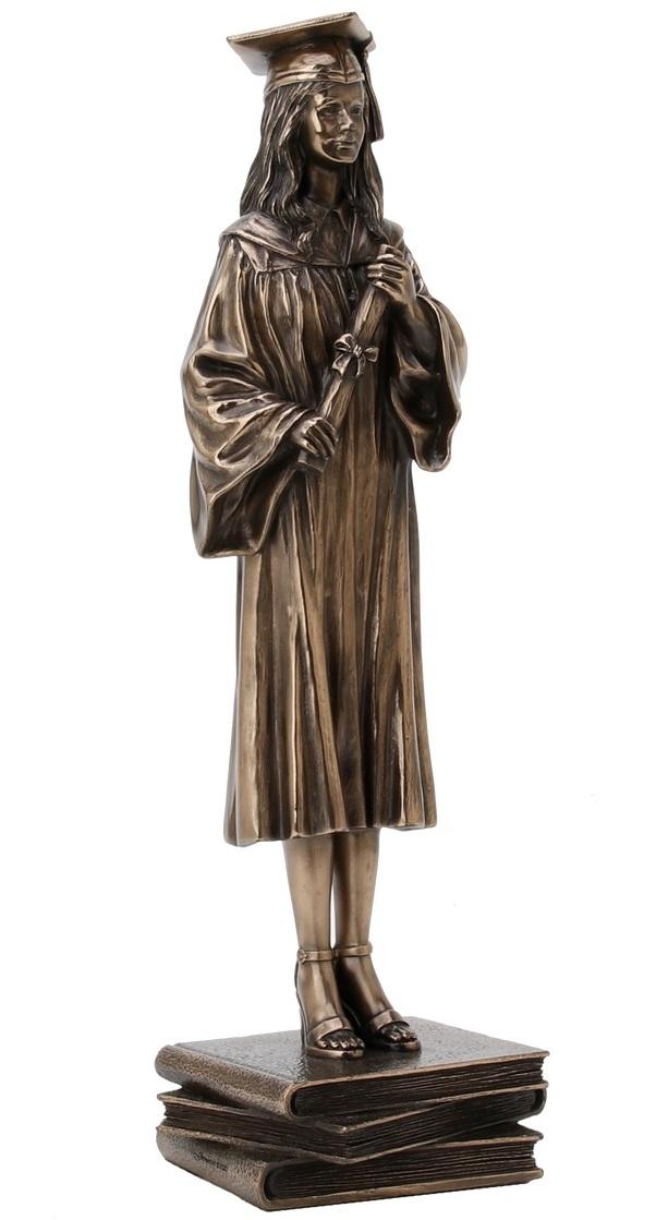 Female Graduate Bronze Figurine Bronze Gifts