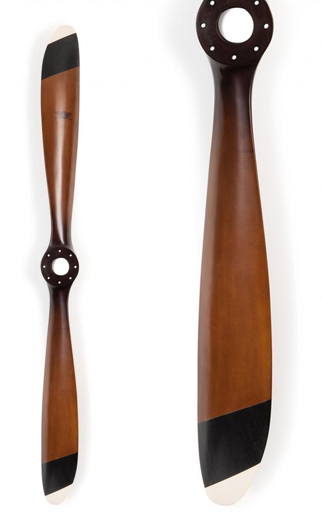Sopwith Replica Wooden Mahogany Propeller, Large (Home Decor) A