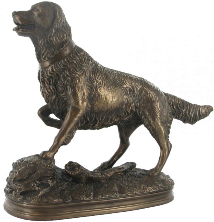 Golden Retriever Bronze Figurine Bronze Gifts