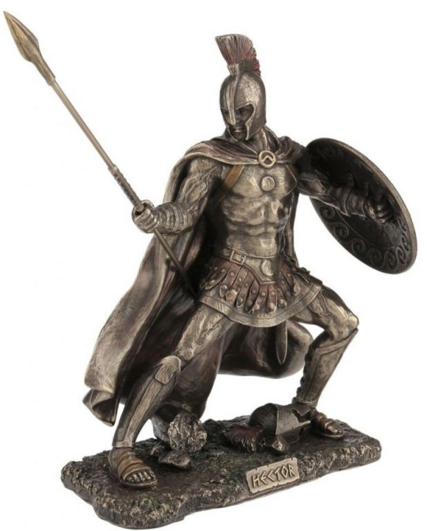 Hector Bronze Figurine 25 Cm | Bronze Gifts