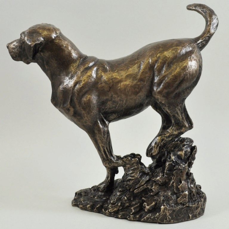 Labrador Bronze Dog Sculpture (David Geenty) | Bronze Gifts