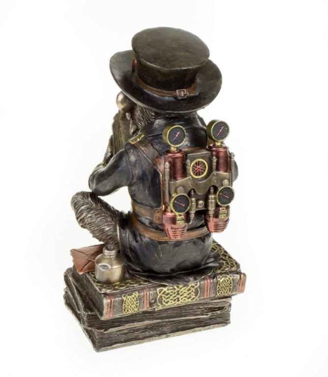 Steampunk Chimpanzee Scholar Figurine 19.5cm
