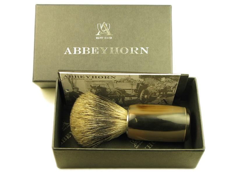 Horn Handle Shaving Brush by Abbeyhorn A Gentleman's Bits