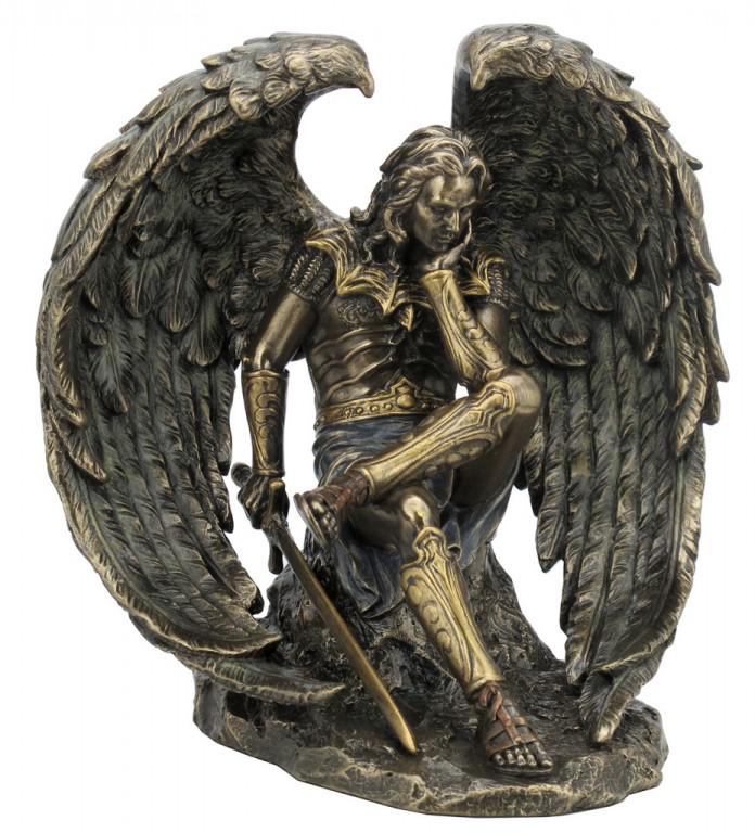 Nemesis Now Lucifer The Fallen Angel Figurine Bronze 21 cm Taille 21 cm