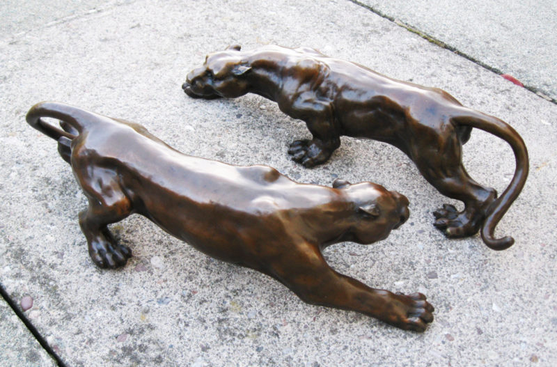 Panther Bronze Figurine Bronze Gifts